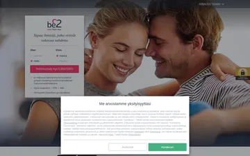 be2-sivuston kuvakaappaus
