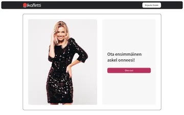 Pikaflirtti-sivuston kuvakaappaus